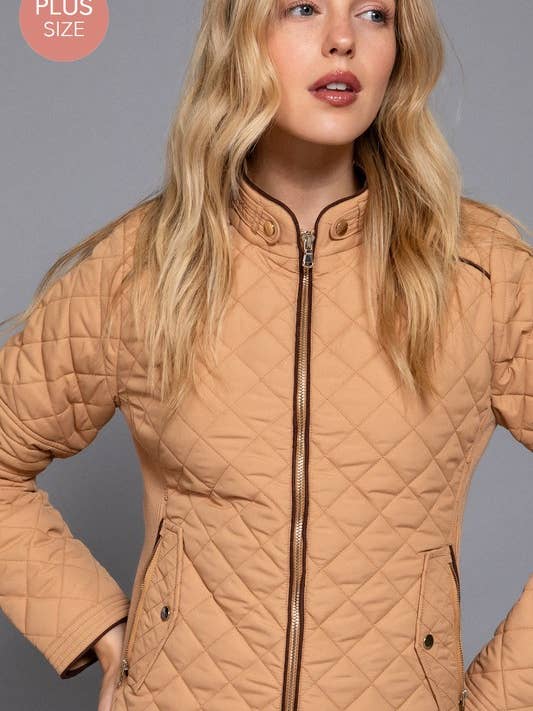 GEWATTEERDE GEWATTEERDE SUÈDE JAS MET BIEZEN voor wholesale door MintChoco