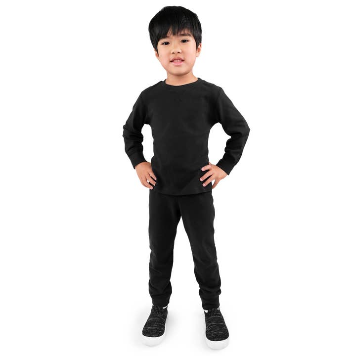 Jan & Jul - Wholesale T-Shirt - Kids - Black | Kids Base Layer Tops1
