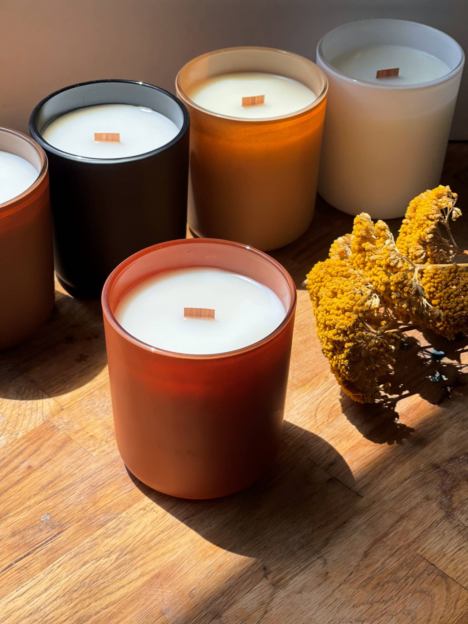 Mrs. Candlier - Wholesale Jar/Filled Candle - Coconut Candle with Wood Wick 8 & 13 oz | Custom label4