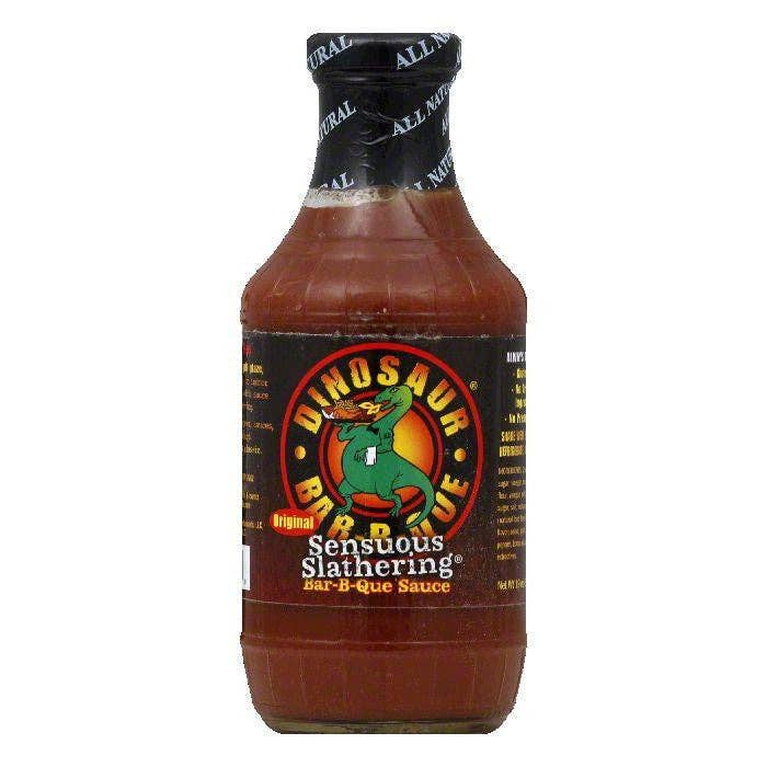 Dinosaur Slathering Sensuous BBQ Sauce, 19 OZ for wholesale by KeHE Distributors, LLC