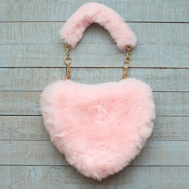 Sparkle Sisters by Couture Clips - Wholesale Crossbody Bag - Kids - Furry Heart Purse4