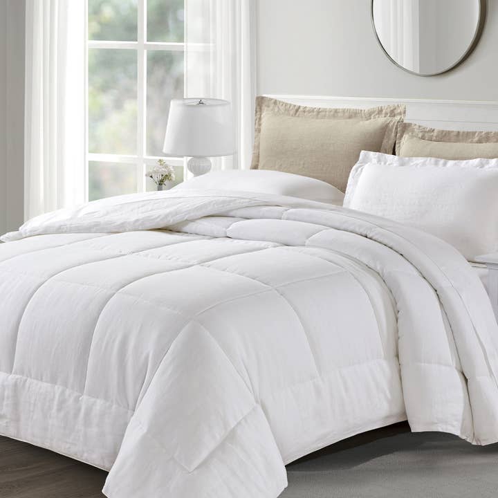 OCOCHI - Wholesale Down Comforter - Stone Washed Linen Comforter5