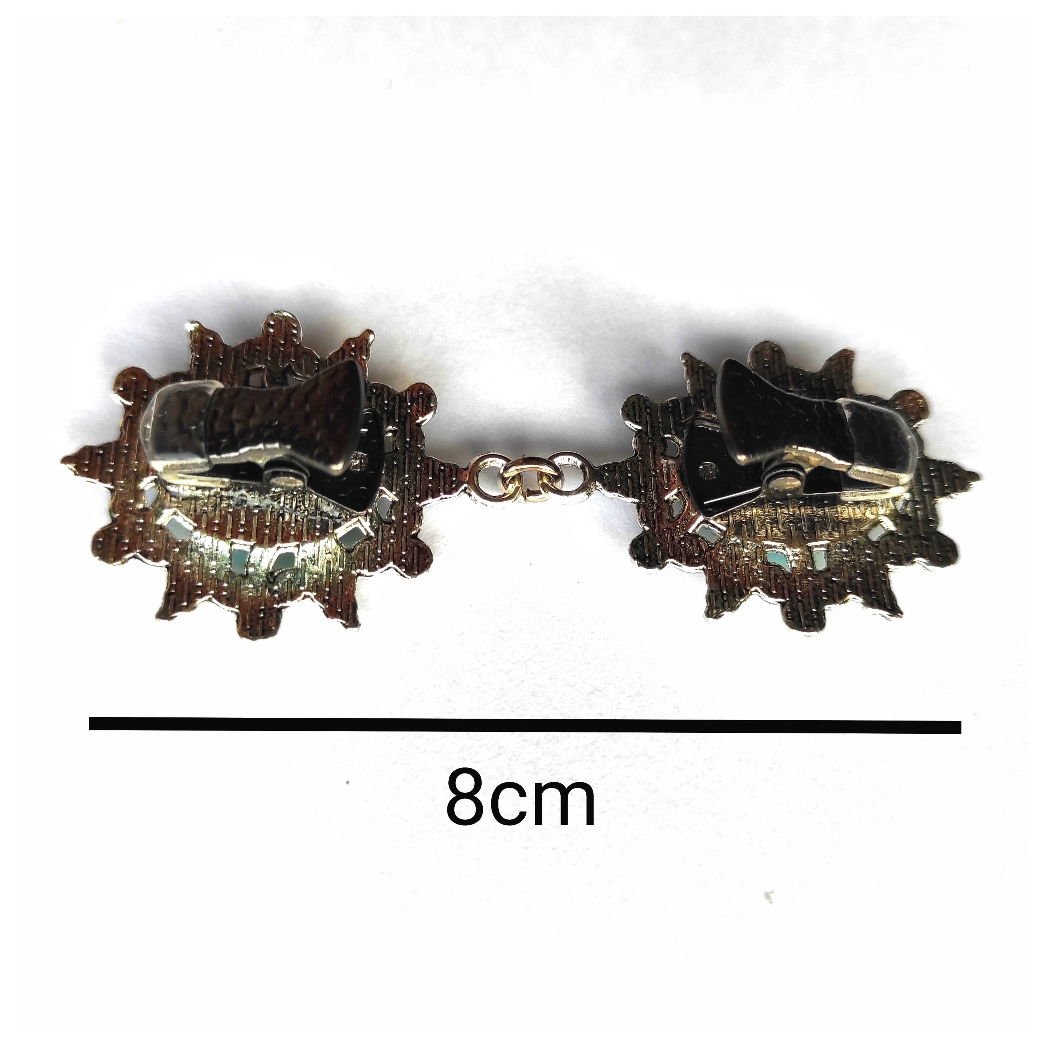 Cristina SJ creative shop - Wholesale Broche - Camee-speld met turquoise en zwarte steen voor sjaals en vesten9