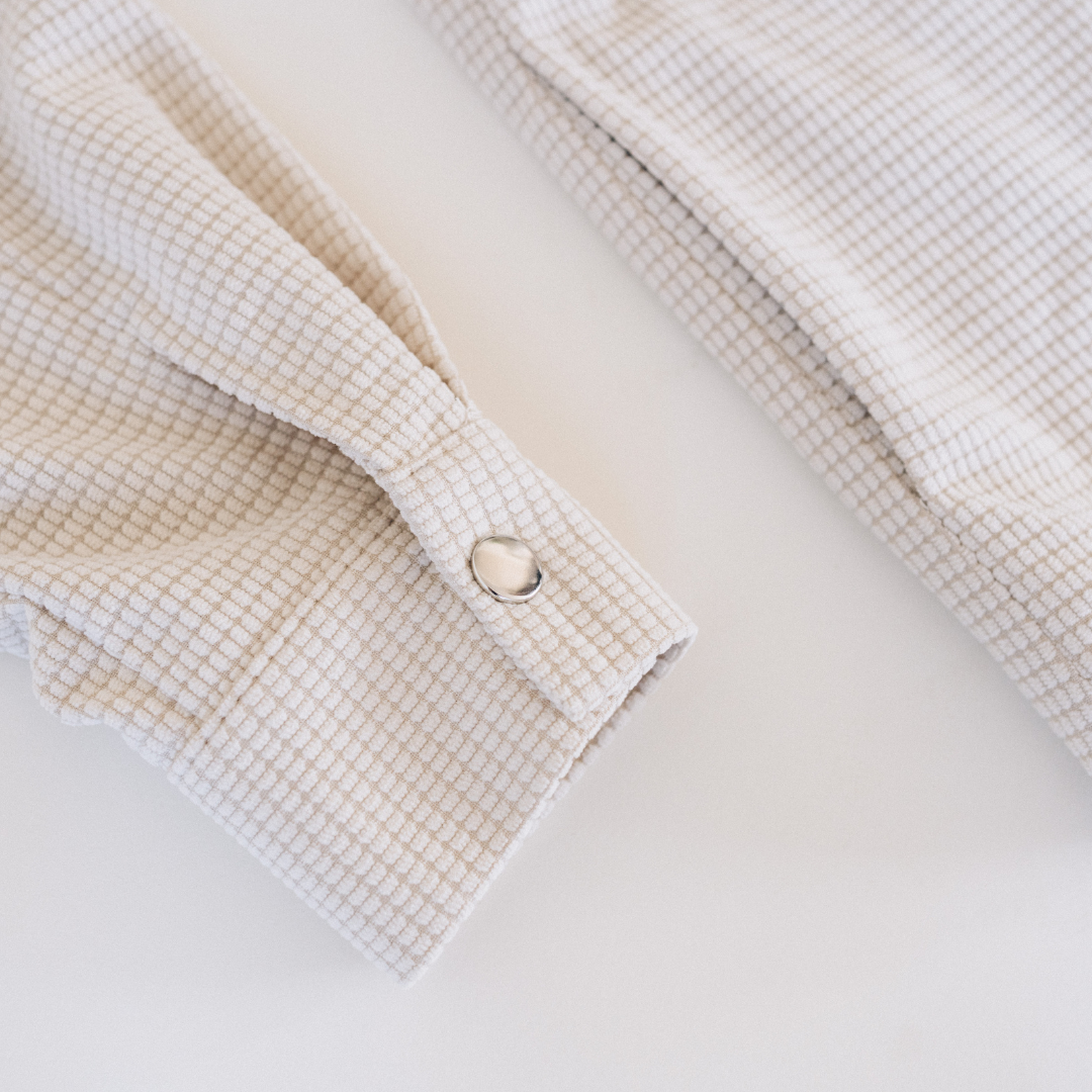 HAHA MAMA Clothing - Wholesale Jacket - Women's - Textured Khaki Jacket - Women1