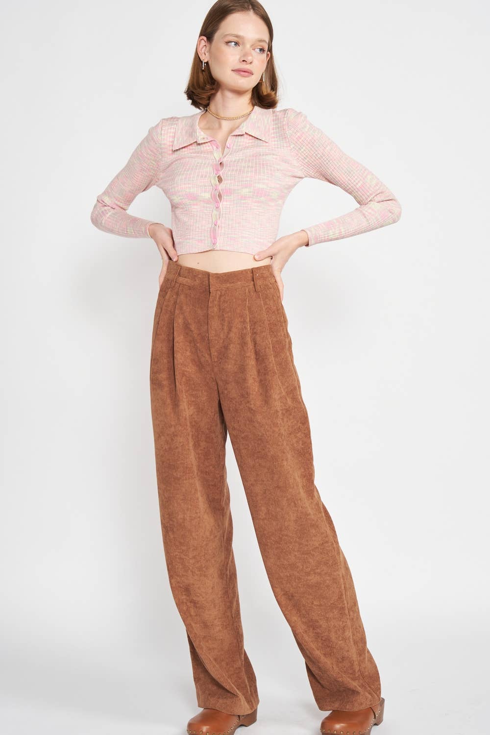 Emory Park – Großhandel Strickjacke – Damen – STRICKJACKE MIT GEMISCHTEM GARN9