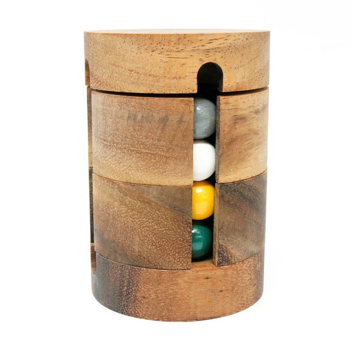 Premium Wooden Puzzle | Barrel Roll Puzzle for wholesale by Crux Puzzles