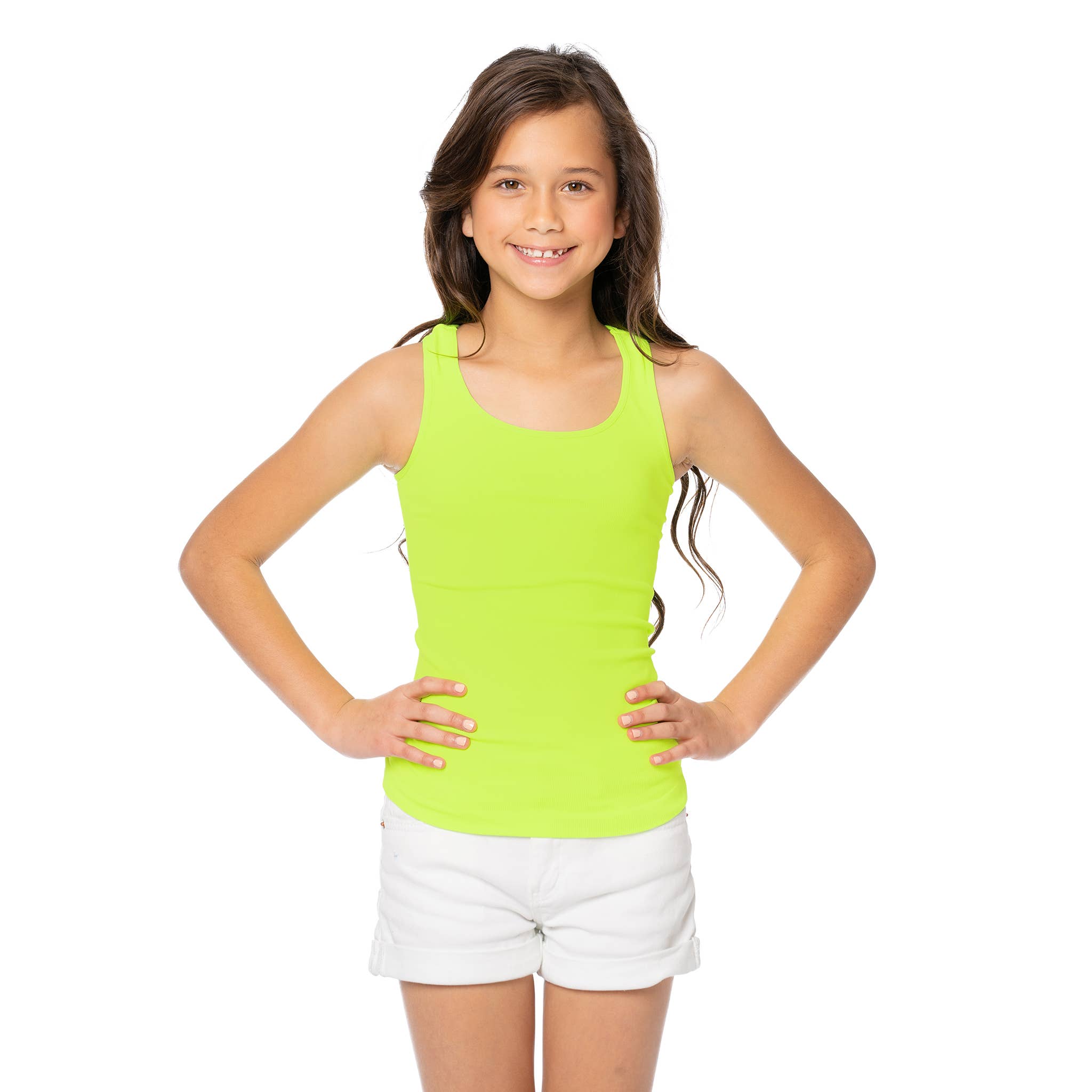 Malibu Sugar - Vendita all'ingrosso Canotta - Bambini - Canotta a Coste con Schiena a Vogatore Ragazze (7-10)7