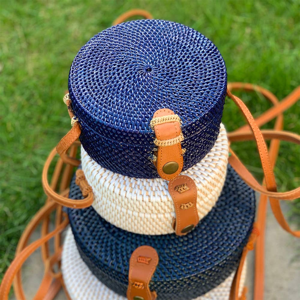 VIE - Wholesale Crossbody Bag - Women's - Rattan Roundy Bag27