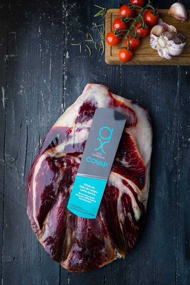 Alta Gama Foods - Wholesale Pork - COVAP - Spain - Boneless Dry Cured GRASS FED Jamon 5lbs1