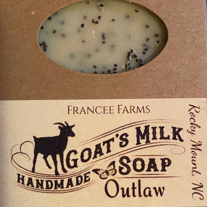 Outlaw Goat Milk Soap for wholesale by FranCee Farms