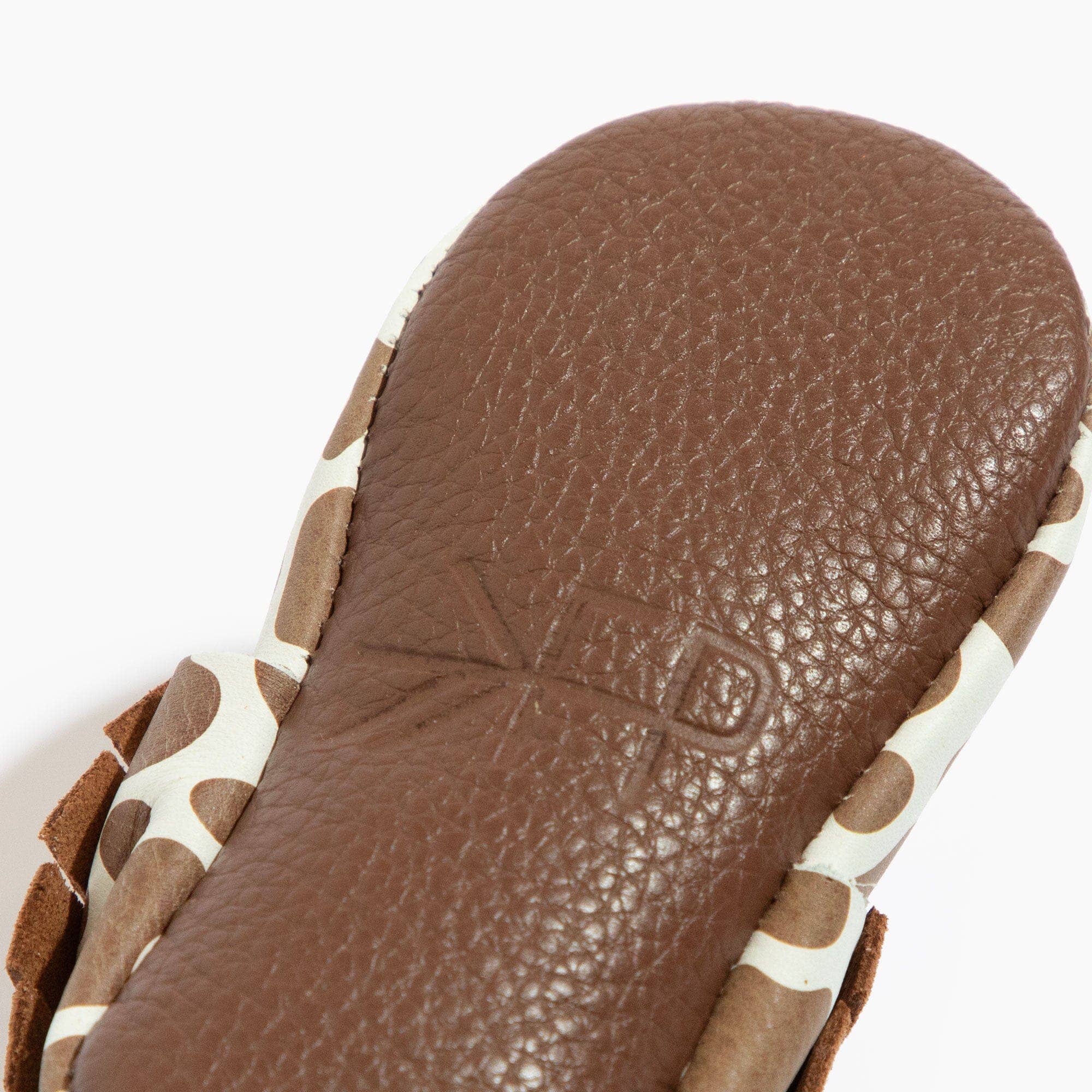 Freshly Picked - Wholesale Booties - Baby - Suede Cow Print Moccasin Baby Shoe6