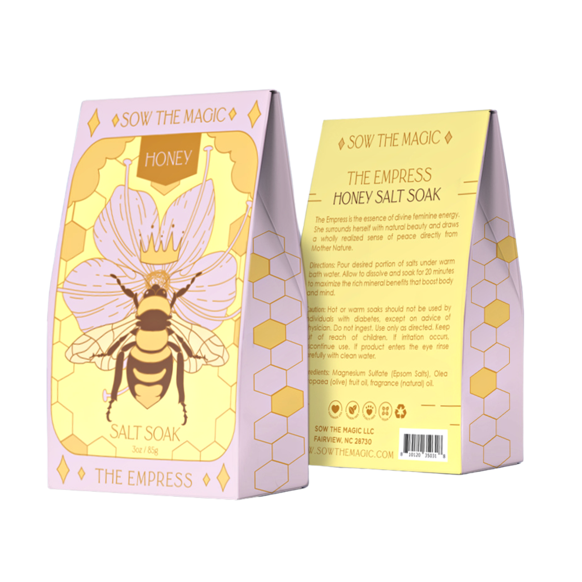 Sow the Magic - Wholesale Bath Salts - The Empress Bee Salt Soak in Honey5
