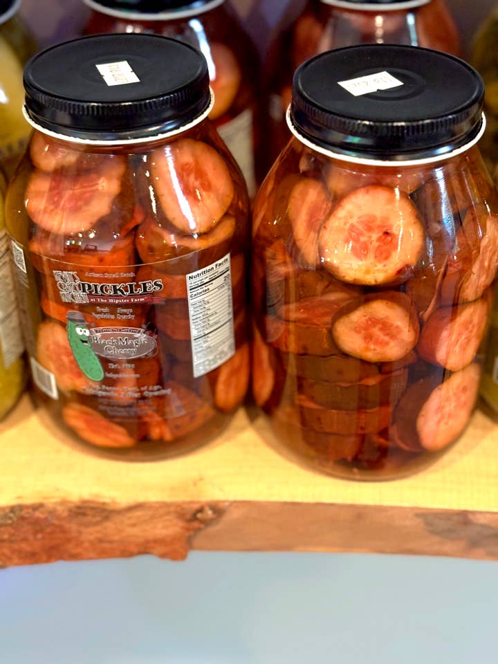 Black Cherry Kool-Aid for wholesale by Kevin's Crazy Kitchen Pickles at the Hipster Farm