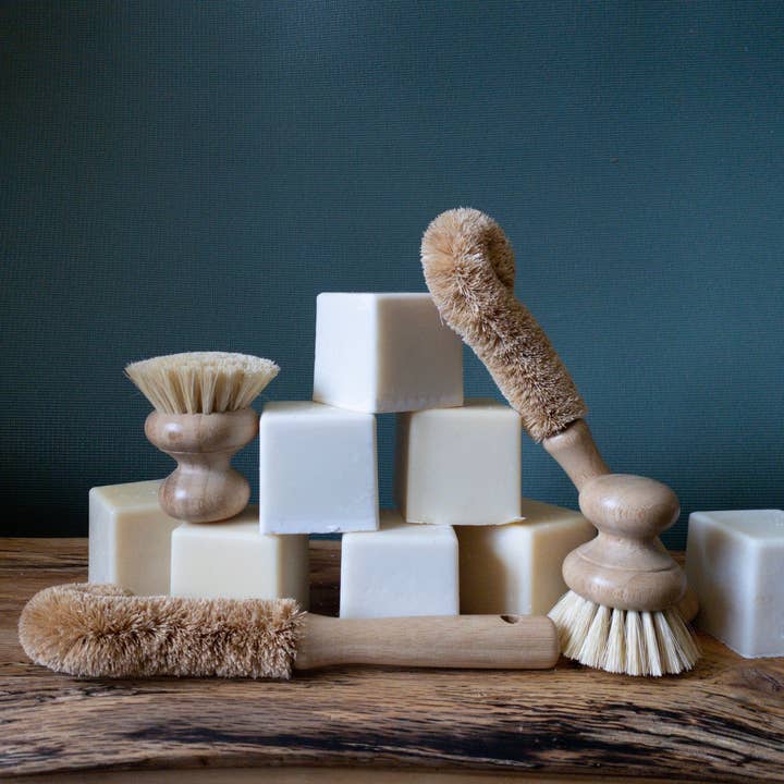 The Ash House Soap Studio - Wholesale Dish Soap - Solid Dish & Utility Soap Cube Palm Oil Free Zero Waste