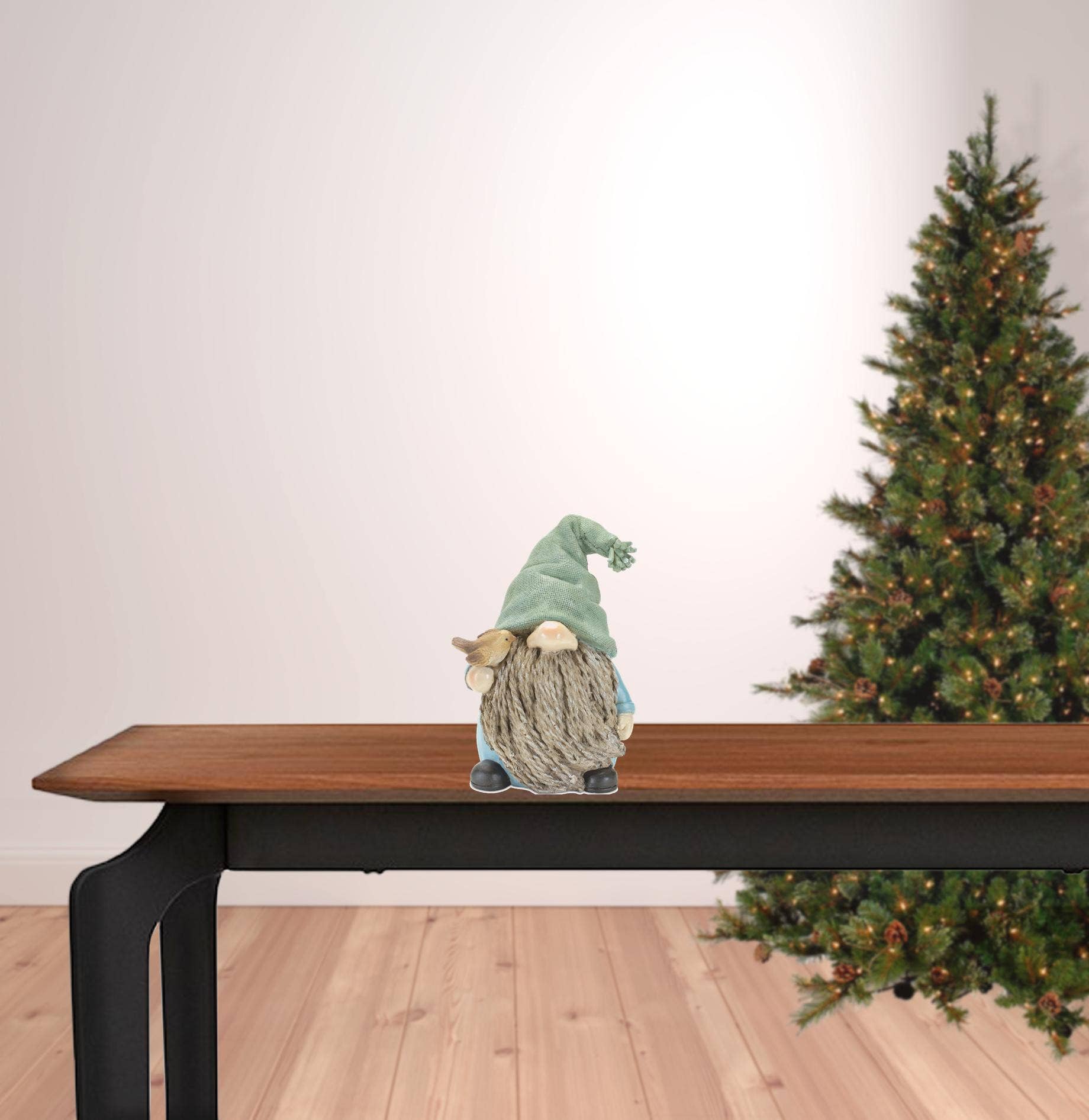 HomeRoots – wholesale Decorative tabletop object – Set of 4 6"Blue and Green Sitting Gnome Tabletop Sculpture3