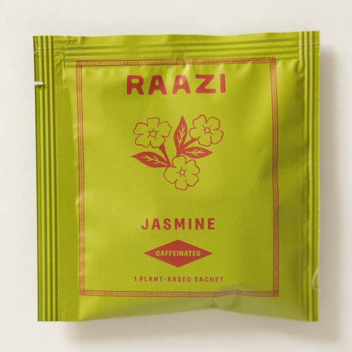 Jasmine Green - Individually Wrapped Tea Bag for wholesale by Raazi Tea