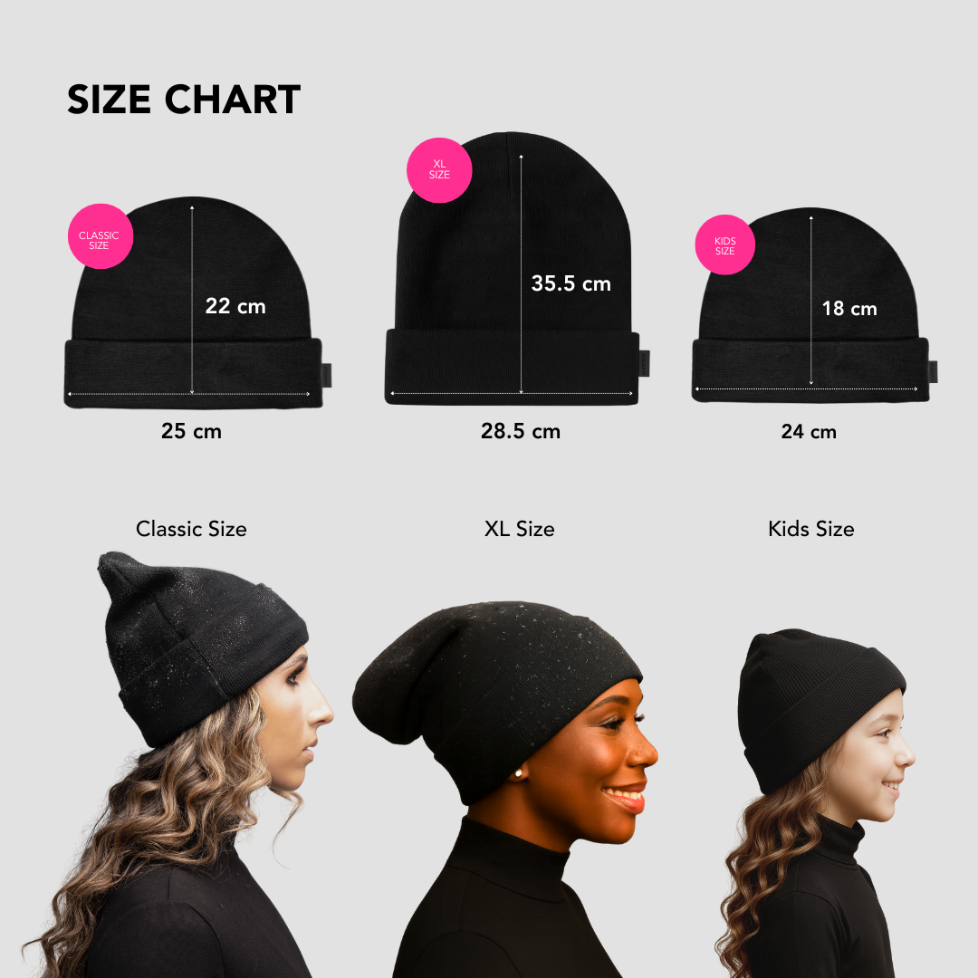 Hairbrella - Wholesale Beanie - Women's - Satin-Lined, Waterproof, Cuffed Beanie21