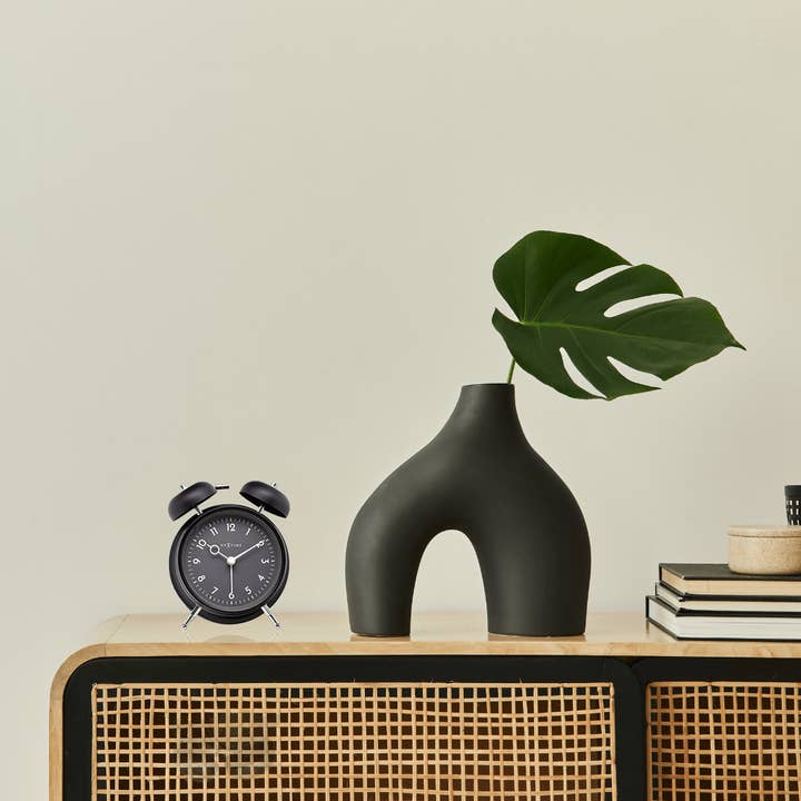 NeXtime - Wholesale Alarm Clock - Alarm Clock 12 x 14 x 6cm-Metal-NeXtime "Golden Hour"5