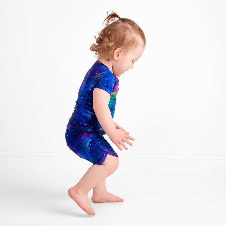 Jammie Session formerly Big Dreams Little Jammies - Wholesale Top & Short Set - Kids - Luminara Galaxy Short Set