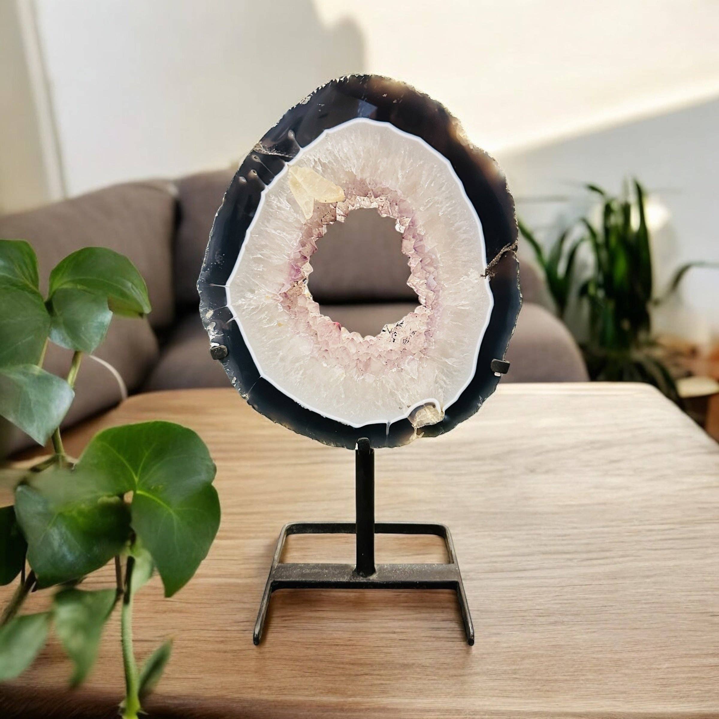 Rock Paradise - Wholesale Spiritual Stone/Crystal - Amethyst Crystal Portal on Stand