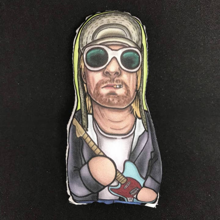 Kurt Cobain Inspired Plush Doll or Ornament for wholesale by The Cuddle Cult