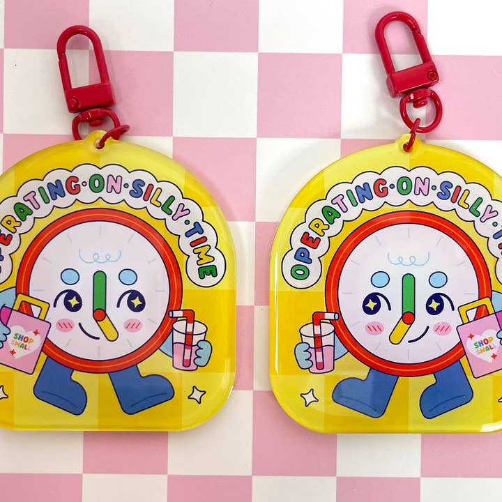 Kidnichols - Wholesale Keychain - Women's - Operating on Silly Time Acrylic Keychain | Kidcore3