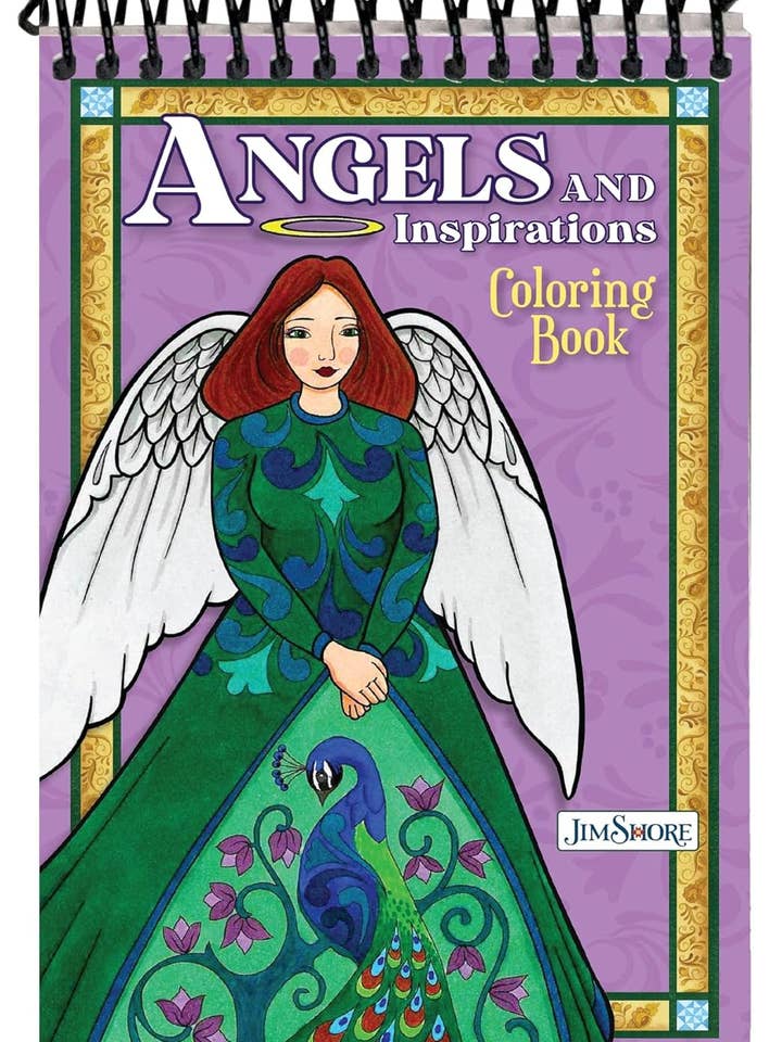 Jim Shore Angels and Inspirations Coloring Book for wholesale by Fox Chapel Publishing