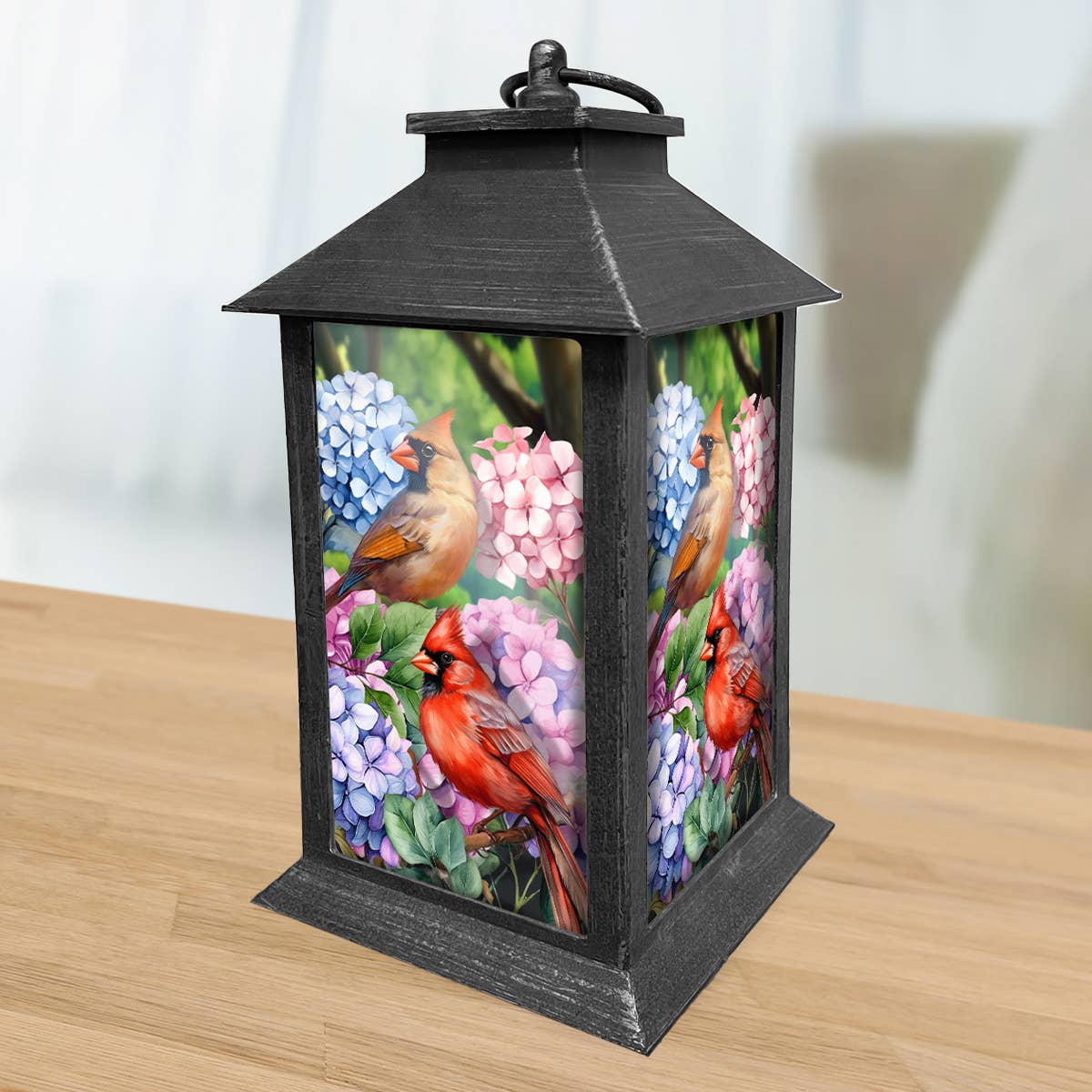 Briarwood Lane - Wholesale Lantern - Perched Cardinals Lantern1