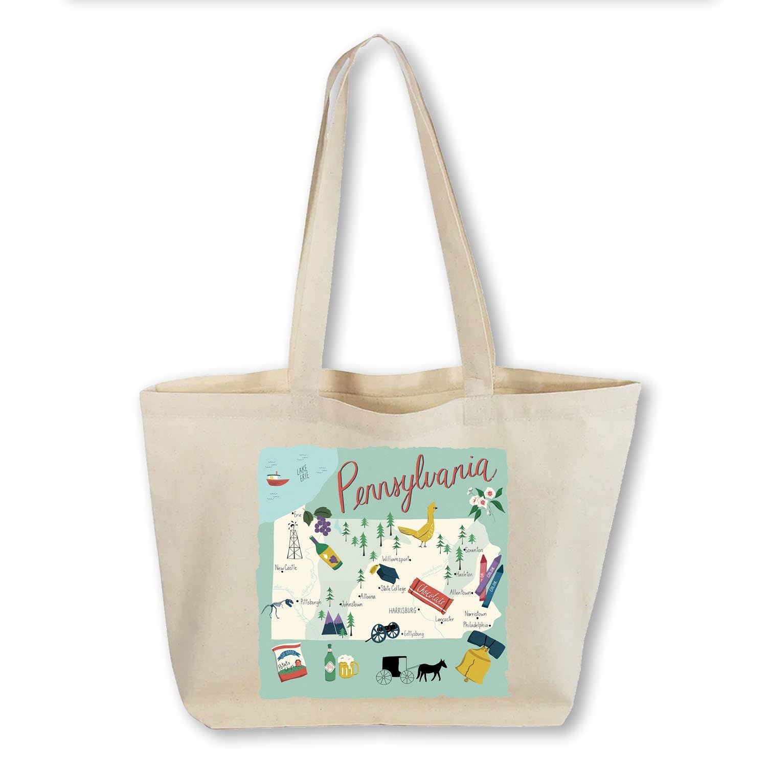 Works of Heart - Wholesale Tote Bag - Unisex - Home State Home: Canvas Totebag36