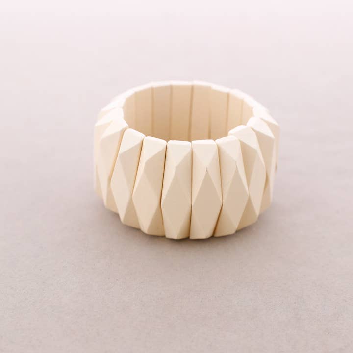 La Cuerda De Sol – wholesale Snap-smycken – Elastiskt Armband Träpärlor