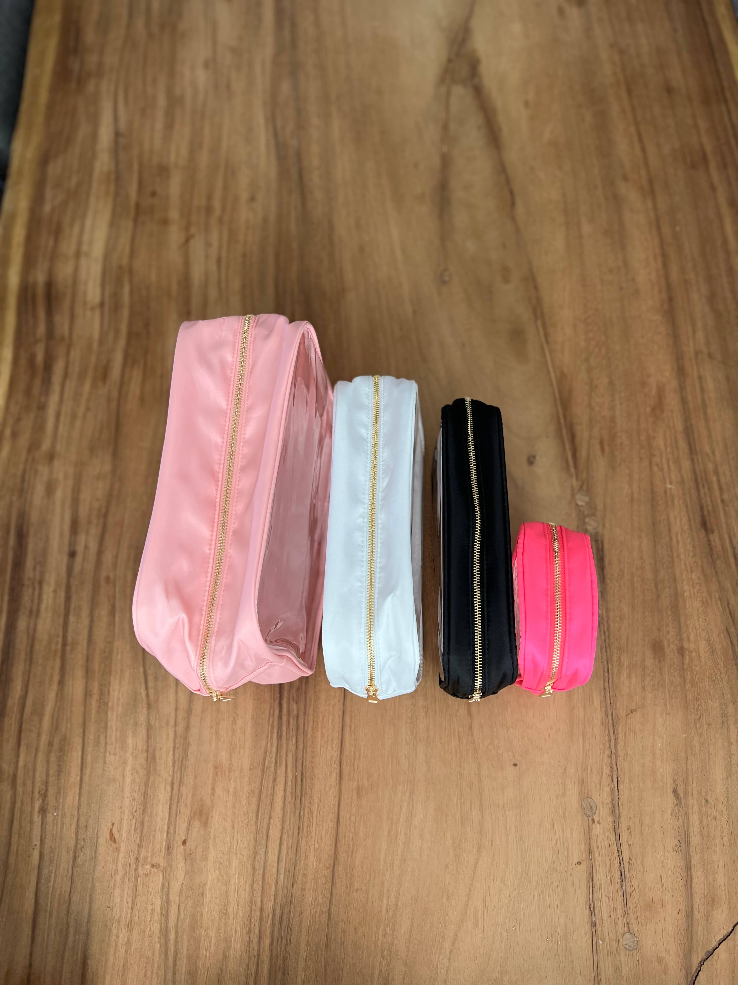 Palmy Pineapple - Wholesale Pouch - Women's - Small Nylon Bags Two Clear Sides for Letter Patches7