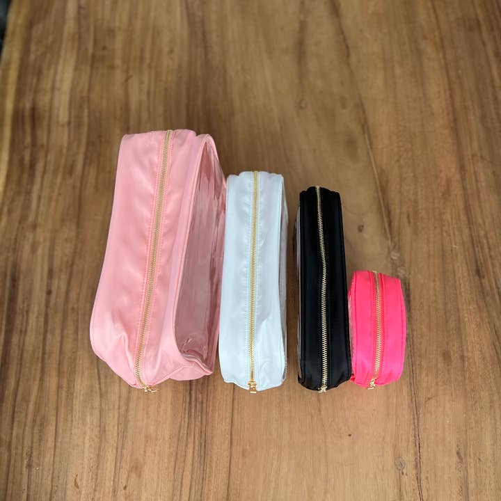 Palmy Pineapple - Vente Pochette – femme - Petits sacs en nylon à deux côtés transparents pour patchs à lettres7