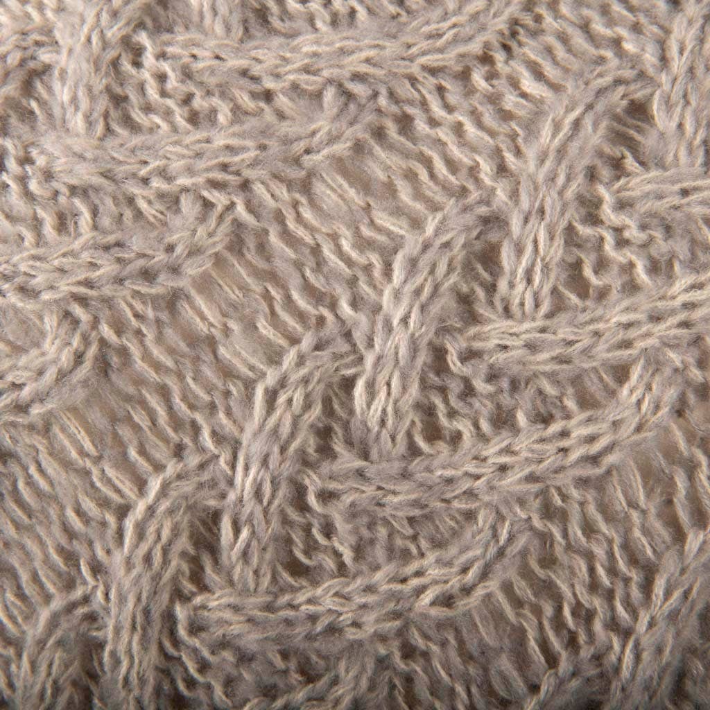 Eurostick - Wholesale Poncho - Women's - Aran Cable Button Rib Polo Poncho4