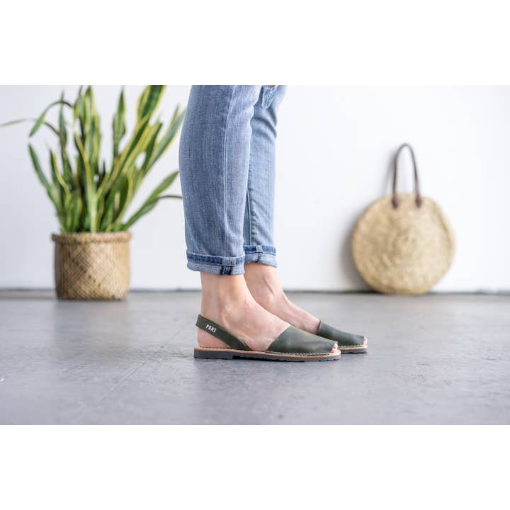 Pons - Wholesale Sandals - Women's - Pons Shoes - Classic Women - Forest Green