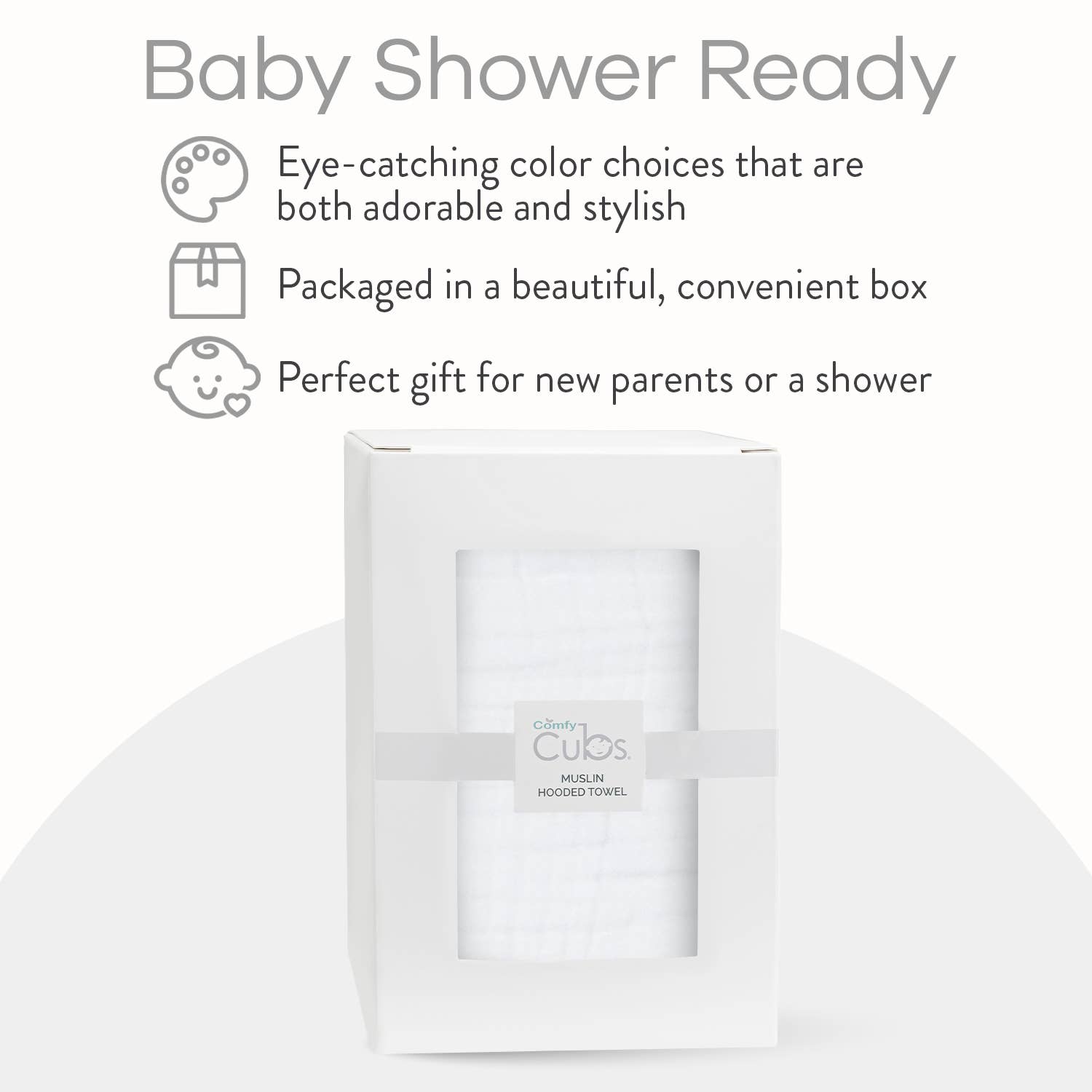 Comfy Cubs - Wholesale Hooded Towel - Kids & Baby - Baby Hooded 9 Layer Muslin Cotton Towel for Kids3