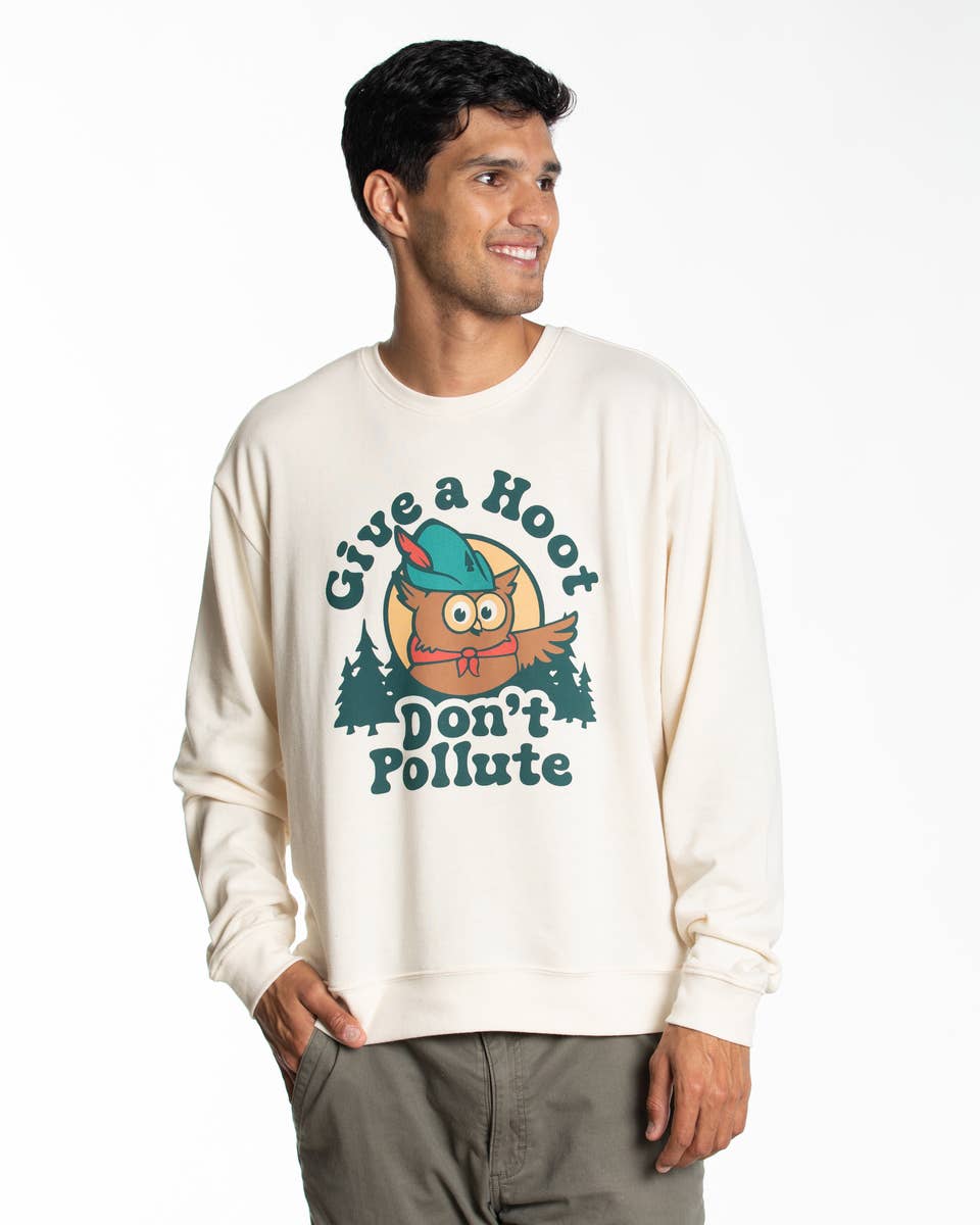Antler Give A Hoot Crewneck Sweatshirt for wholesale on Faire2
