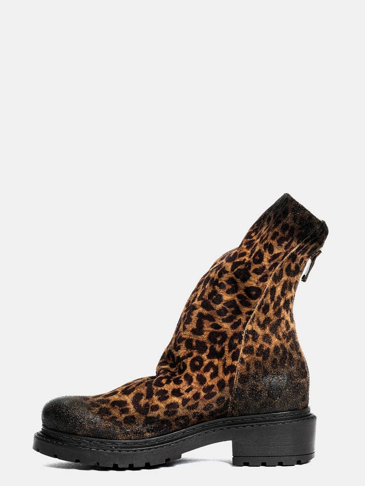 METISSE - Wholesale Boots - Women's - Spotted leather ankle boots MA052