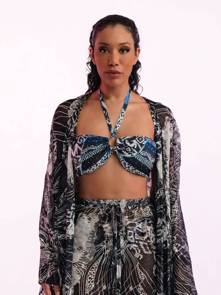 Sina Silk Cover Up Top for wholesale by Maui X Lolita