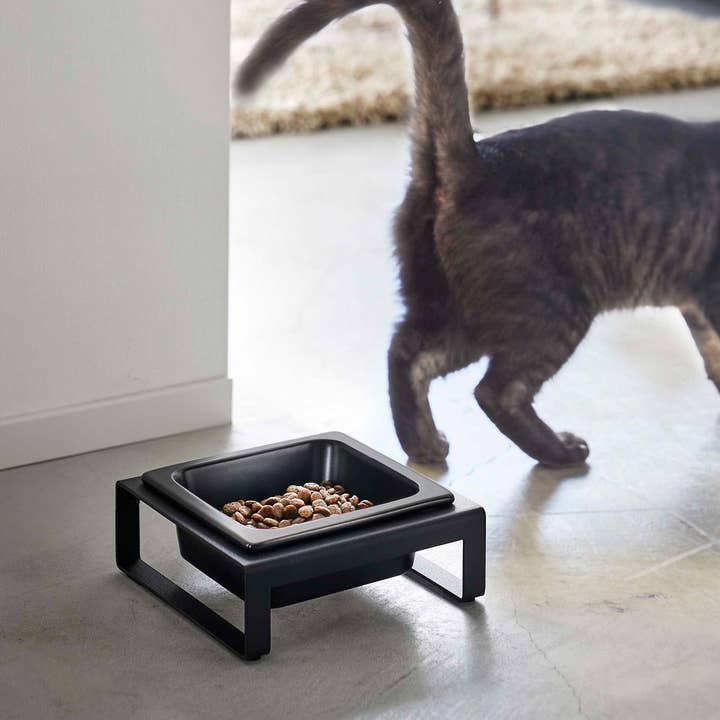 Yamazaki Home - Wholesale Pet Bowl - Cat/Dog - Single Pet Food Bowl - Two Styles - Steel + Ceramic6