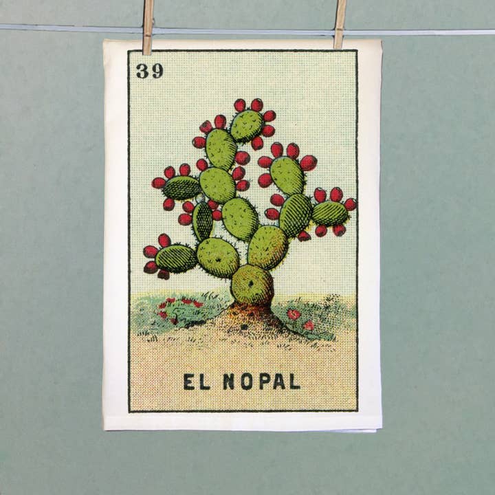 Acme. Baby Co. LLC - Wholesale Tea Towel - El Nopal Cactus Organic Retro Kitchen Towel2