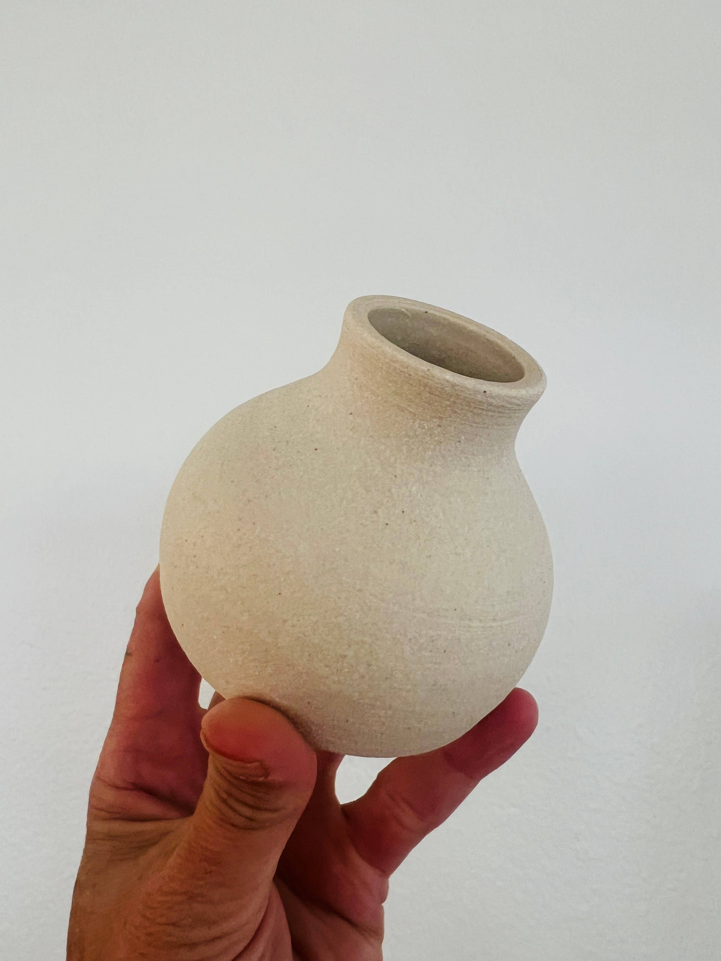 Bowman Ceramics - Wholesale Vase - Stone white bud vases3