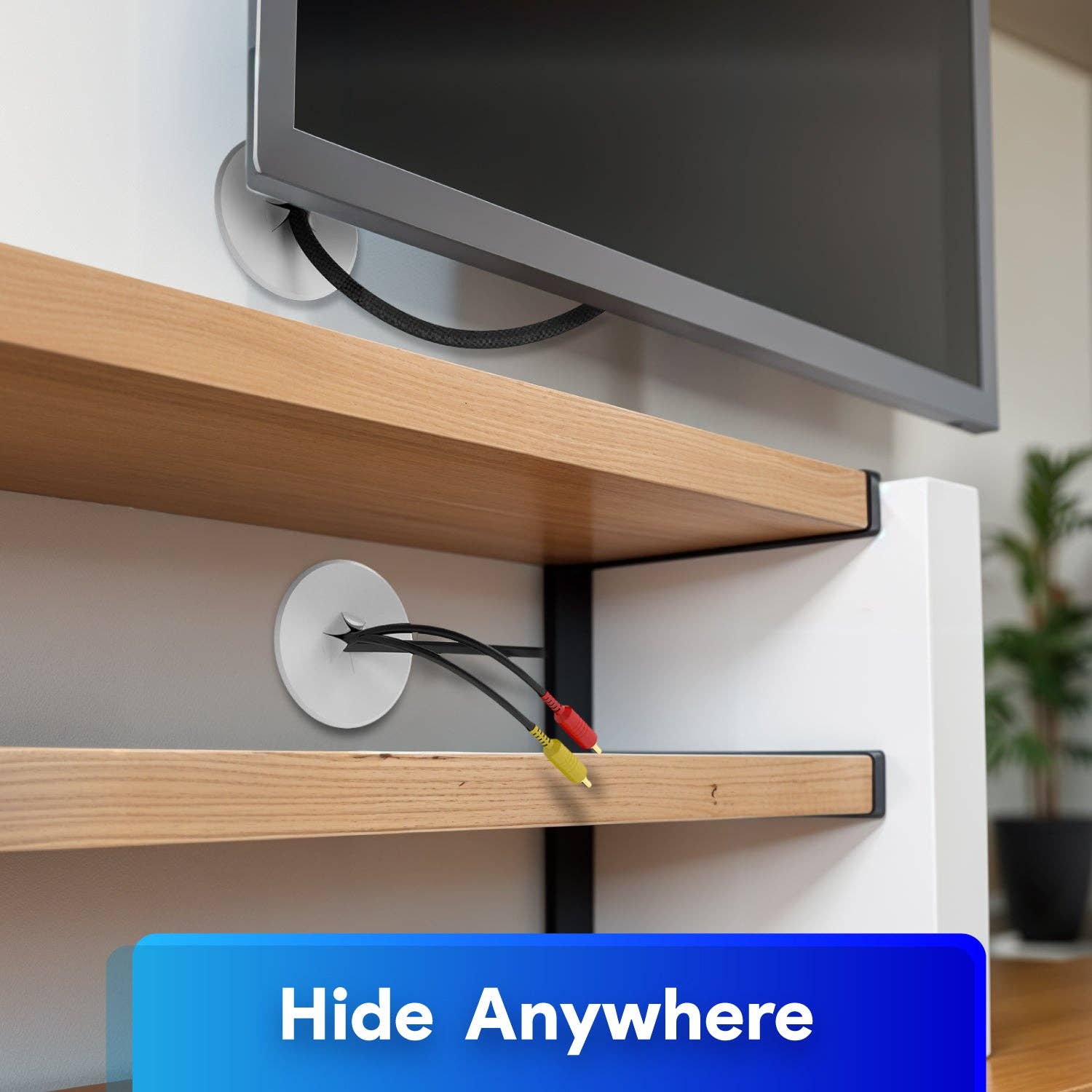 Fosmon – wholesale Wall hook – Silicone Grommet Wall Plate with Hole Saw Drill7