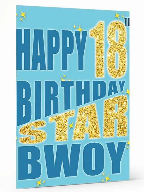 Happy 18th Birthday Star Bwoy for wholesale by In Ya Feelings