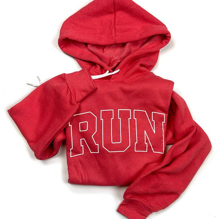 RUN Hoodie Sweatshirt for wholesale by Sarah Marie Running Co