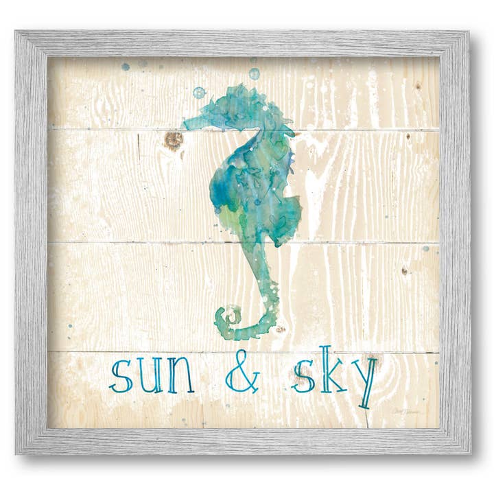 Toile Soleil et Ciel avec Moulure pour la vente par Courtside Market