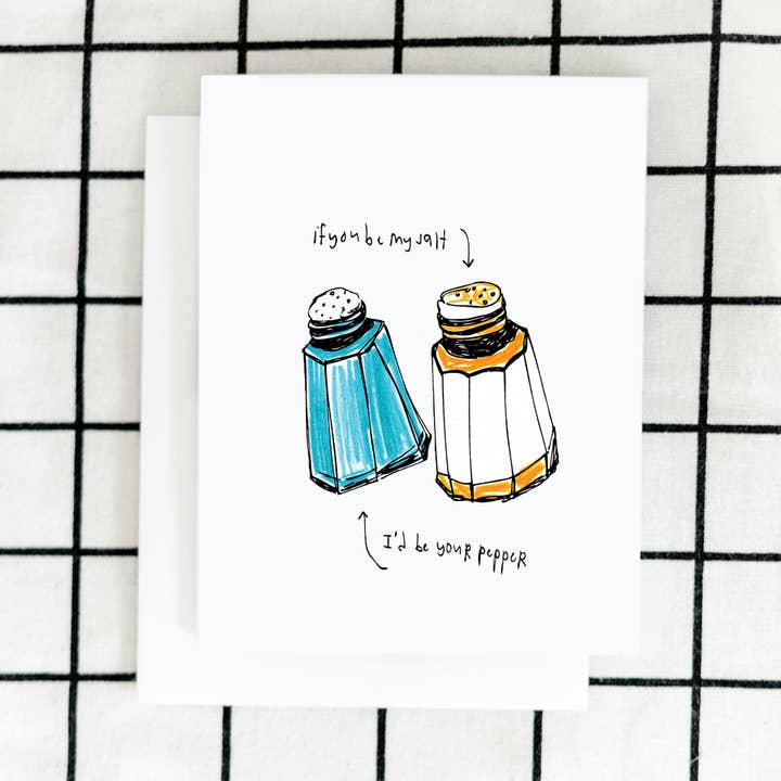 Salt and Pepper Art Card voor wholesale door ARTJADEN
