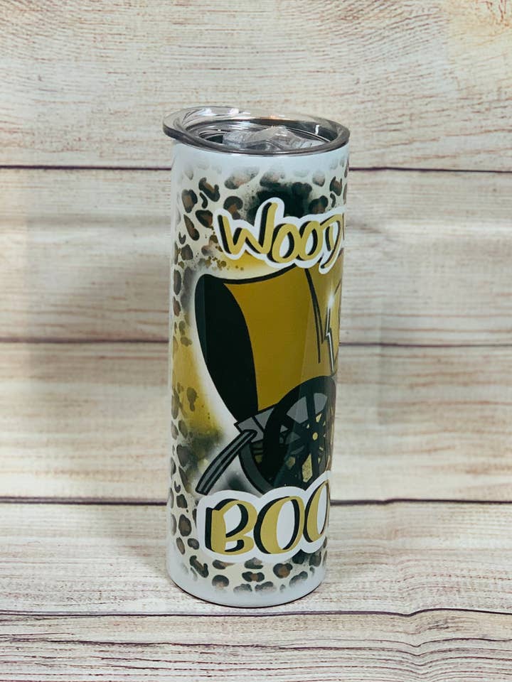 Woodward Boomers Leoparden-Becher für den Großhandel von Tiffany’s Grace Boutique