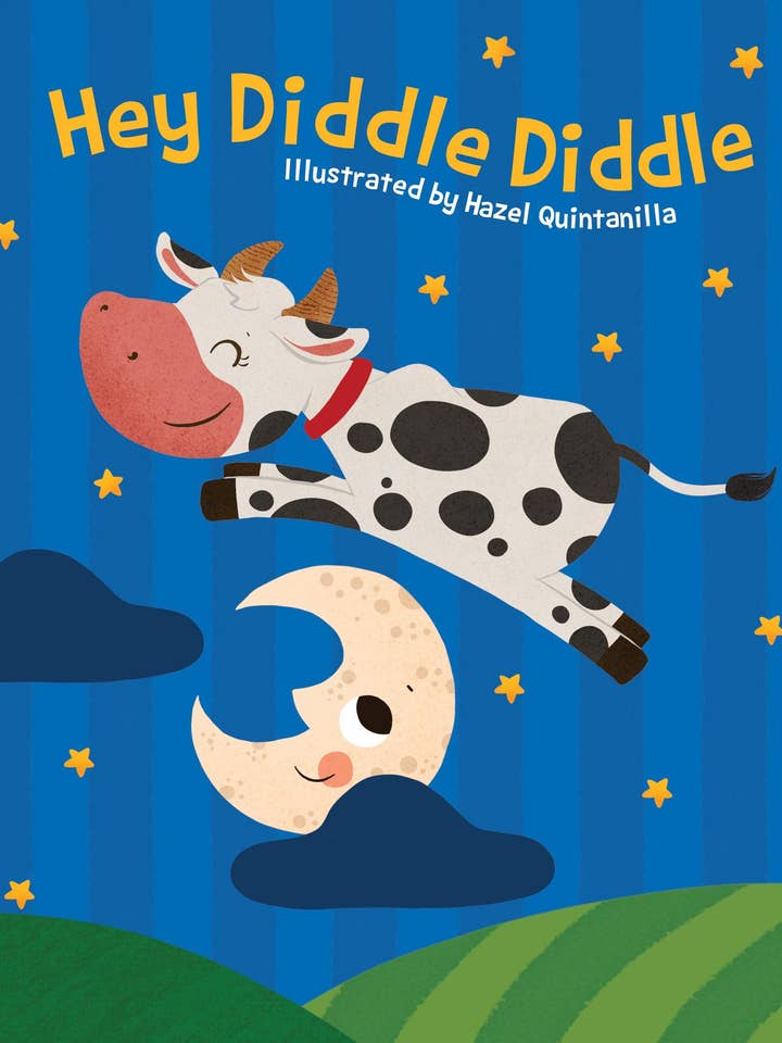 Hey Diddle Diddle (Hazel Q Nursery Rhymes) - Board Book for wholesale by Flowerpot Press