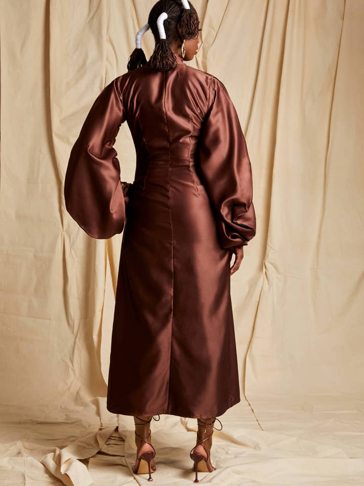 Maxi vestido Mena para venta al por mayor de Kim Dave