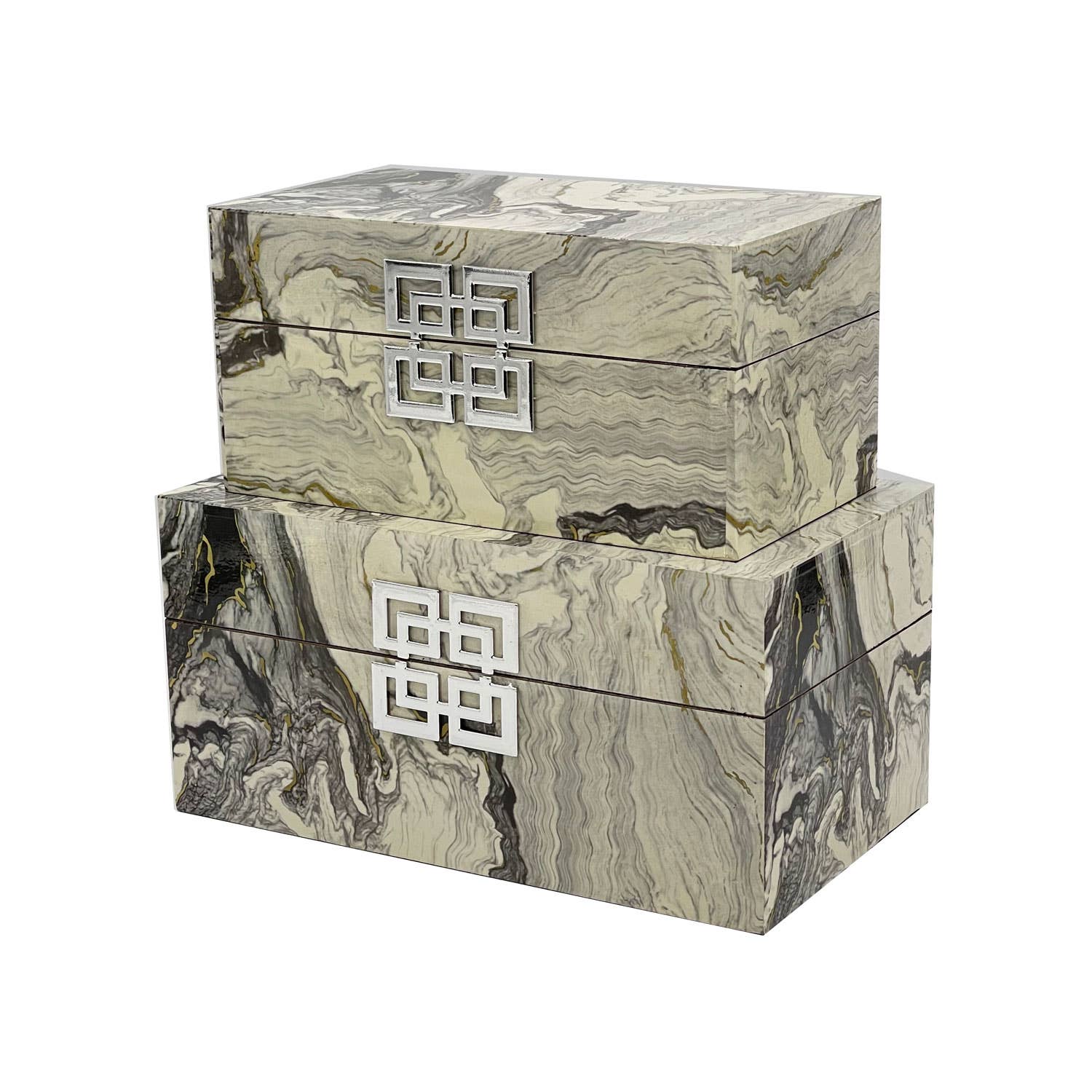 Galt International Company – Engroshandel Pynteæske – Opbevaringsæsker i træ til boligindretning, sæt med 230